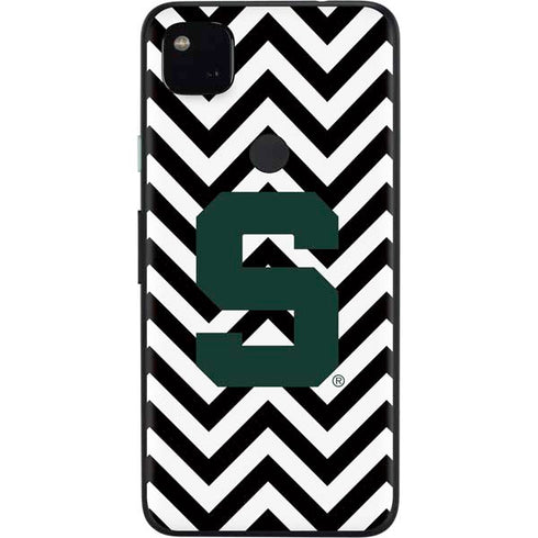 Michigan State University Spartans S Chevron Google Pixel 4a Skin